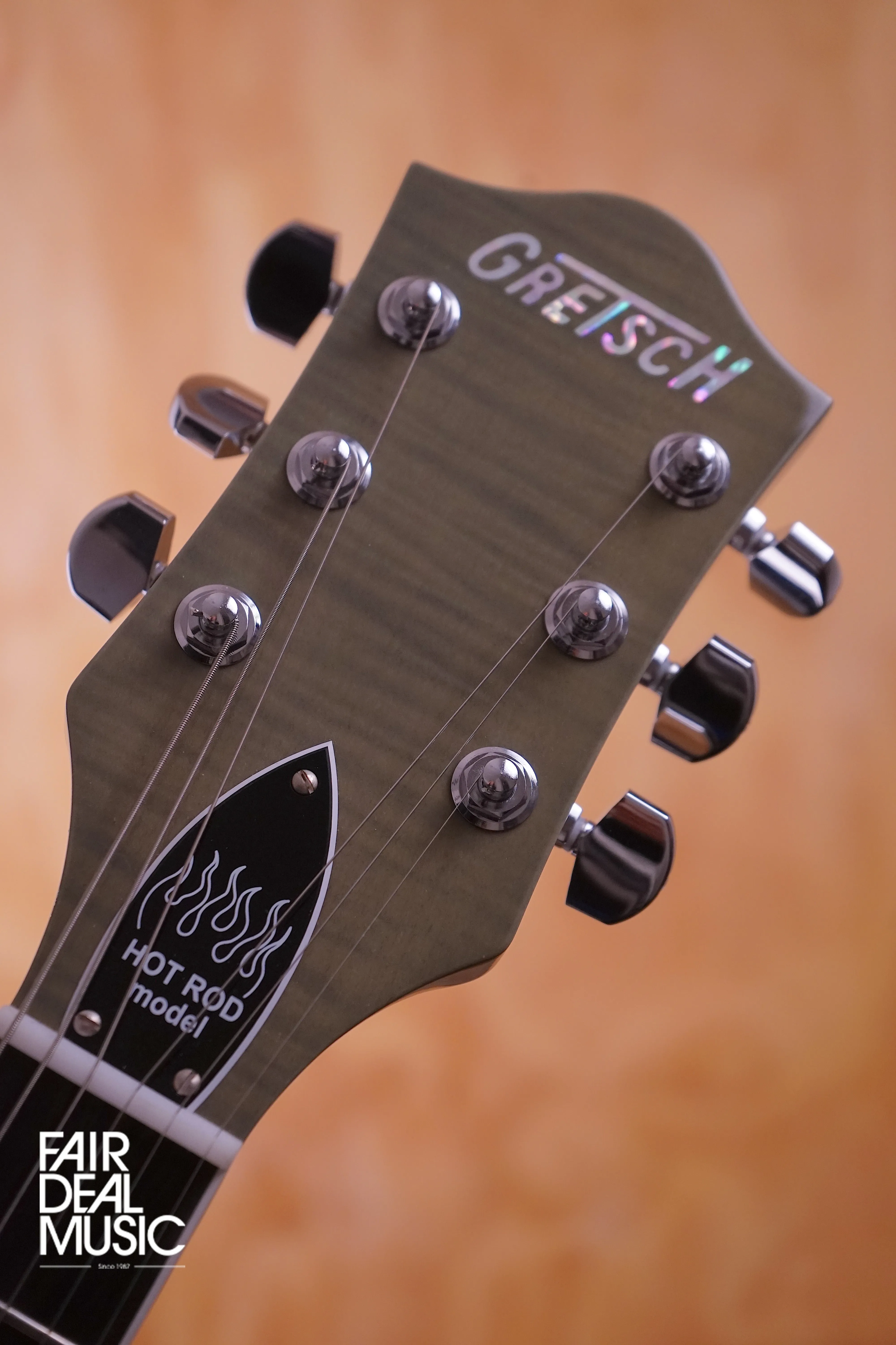 Gretsch G6120-BSHR-HGT Brian Setzer Hot Rod in Two-Tone Highland Green, USED