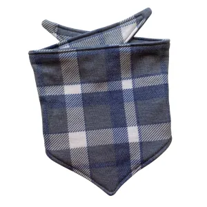 Grey, Blue, and Cream Plaid scARF