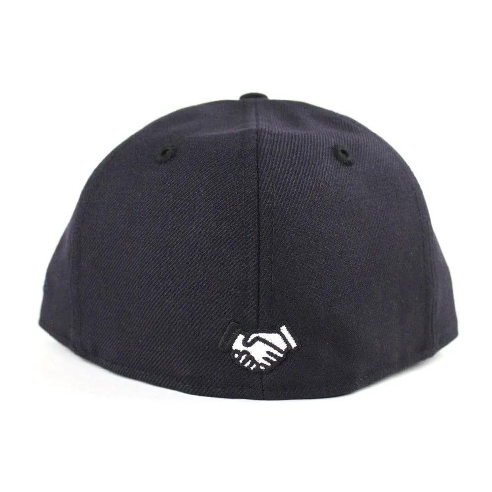 HANBANDO New Era 59Fifty Fitted Hat (Navy Gray Under Brim)