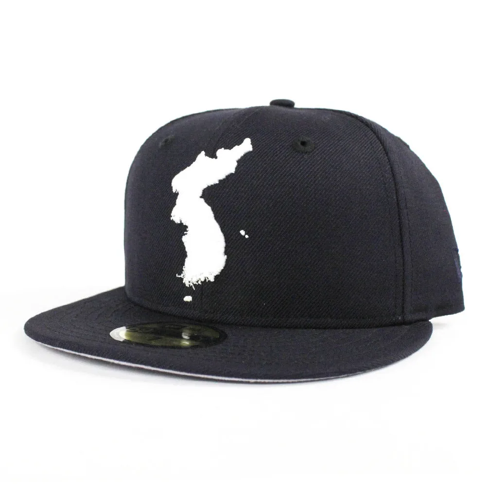 HANBANDO New Era 59Fifty Fitted Hat (Navy Gray Under Brim)