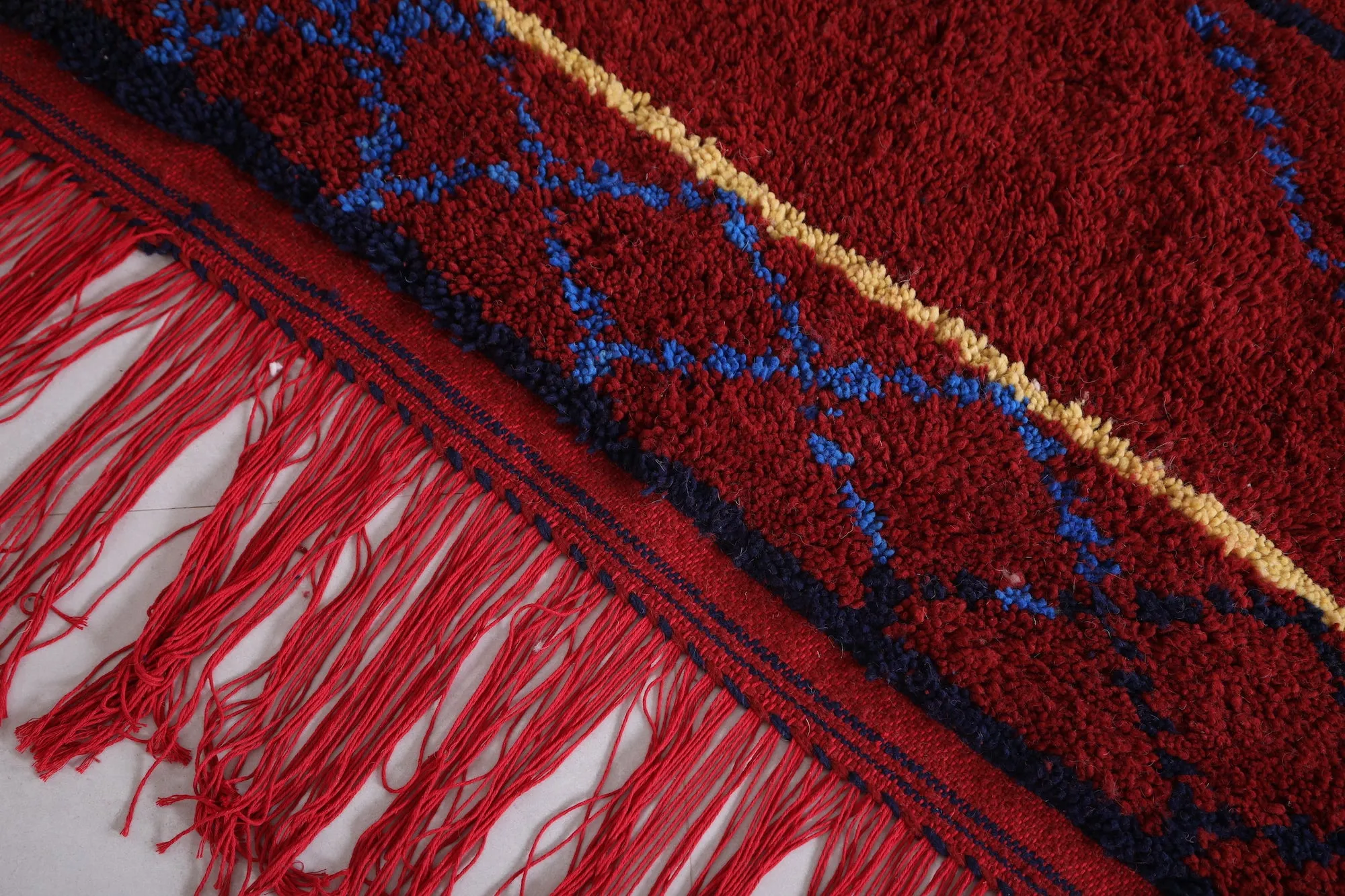 Handmade Moroccan rug - Custom Wool azilal rug