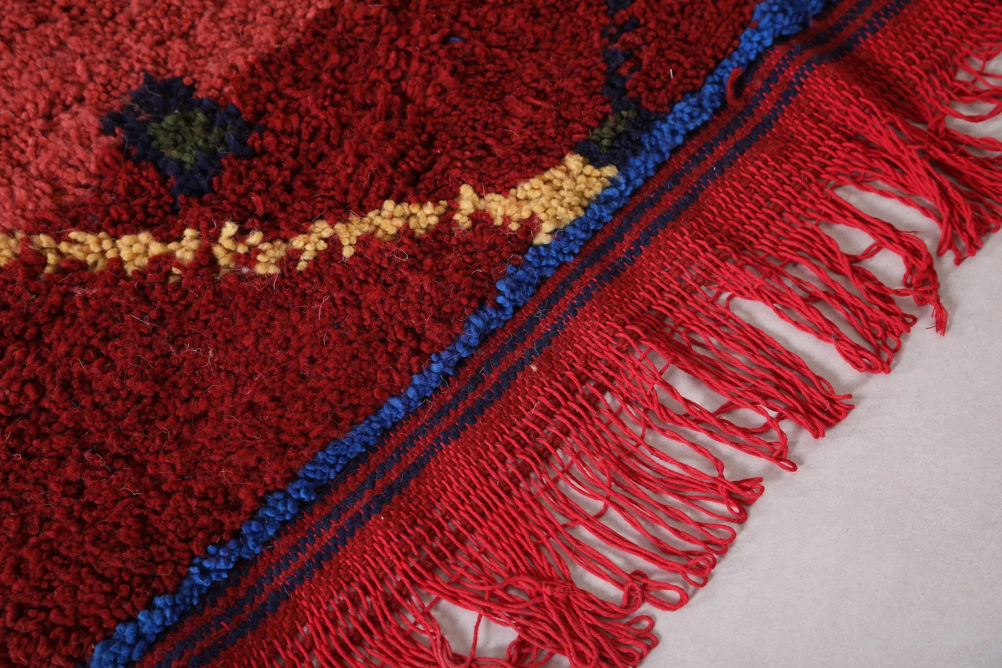 Handmade Moroccan rug - Custom Wool azilal rug