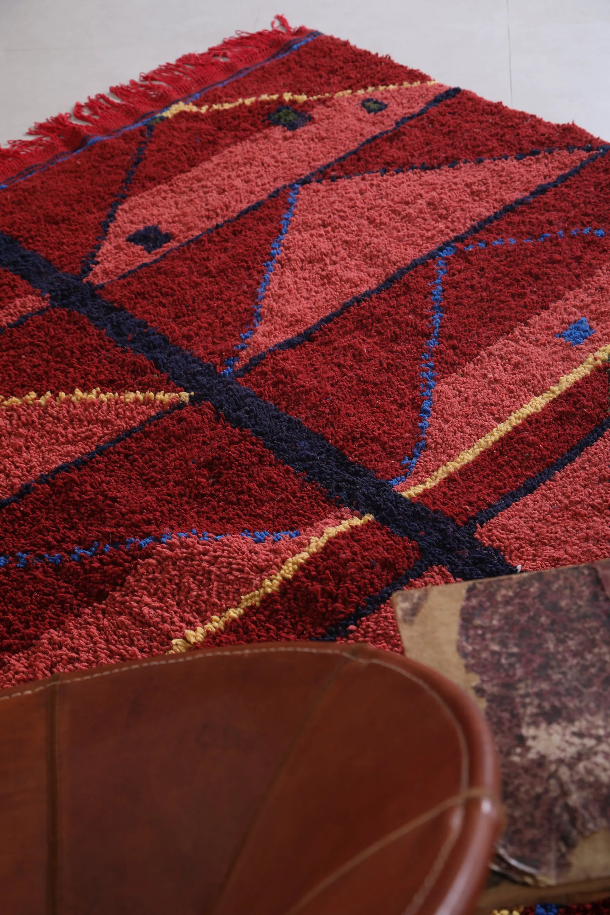 Handmade Moroccan rug - Custom Wool azilal rug