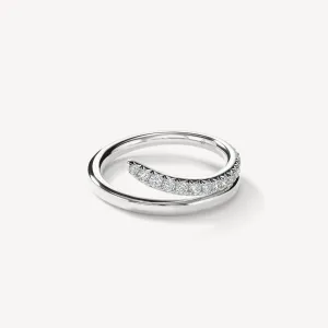 Hearts on Fire 18k White Gold Vela Diamond Ring