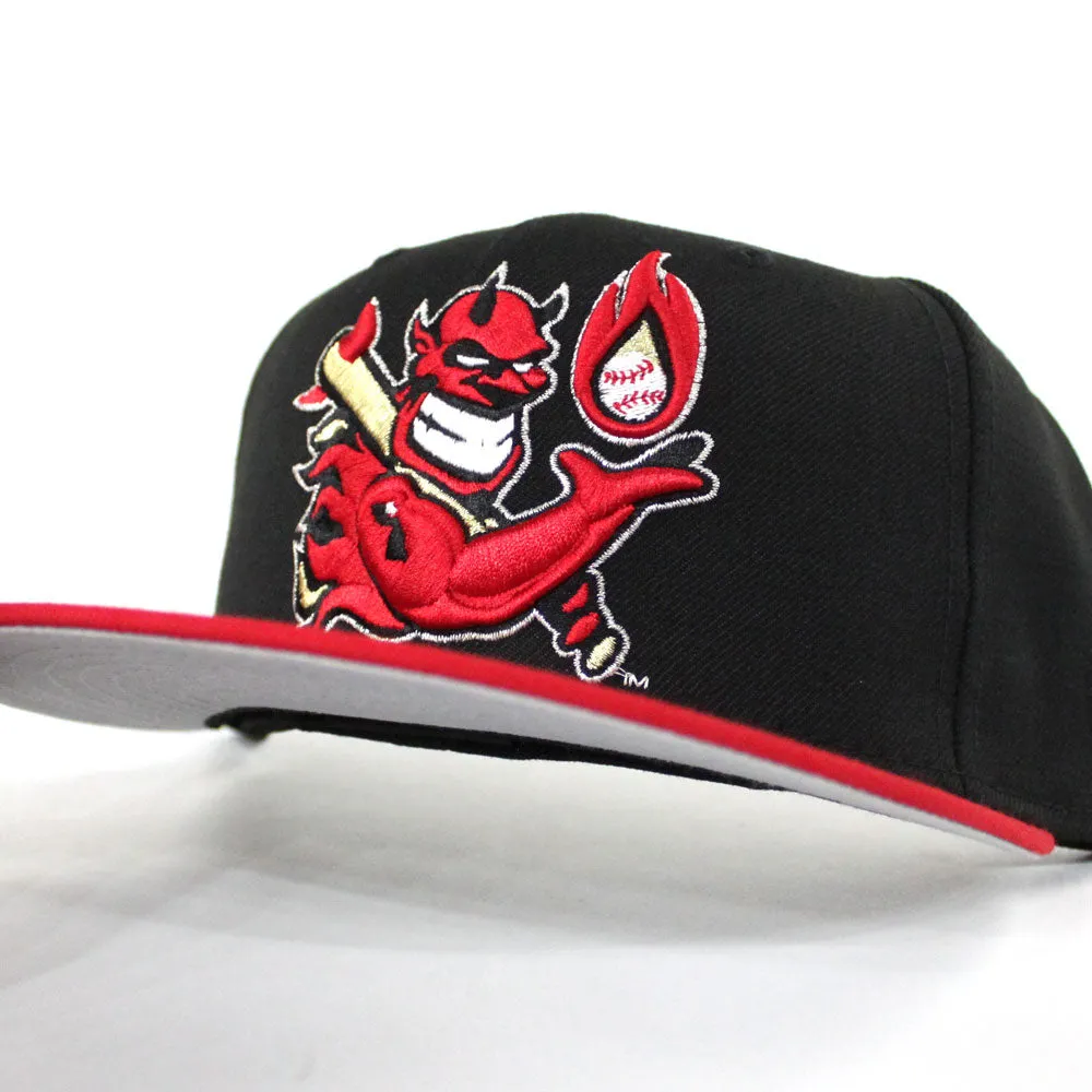 Hellrazors New Era 59Fifty Fitted Hat (Black Red Gray Under Brim)