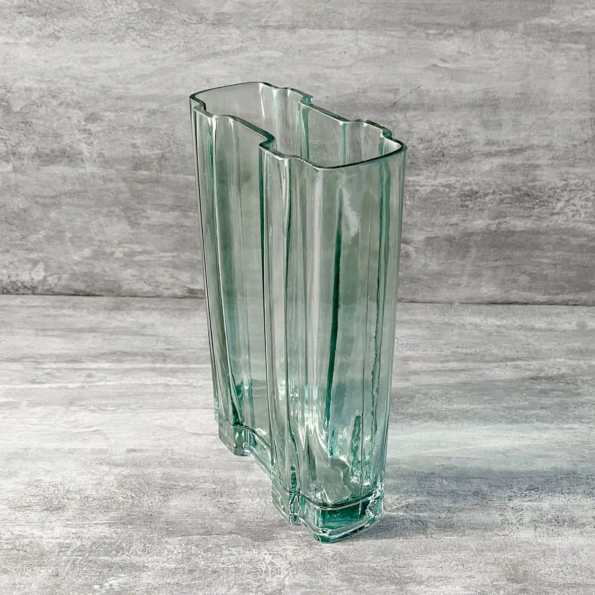 Home Artisan Cayden Sea Green Glass Vase