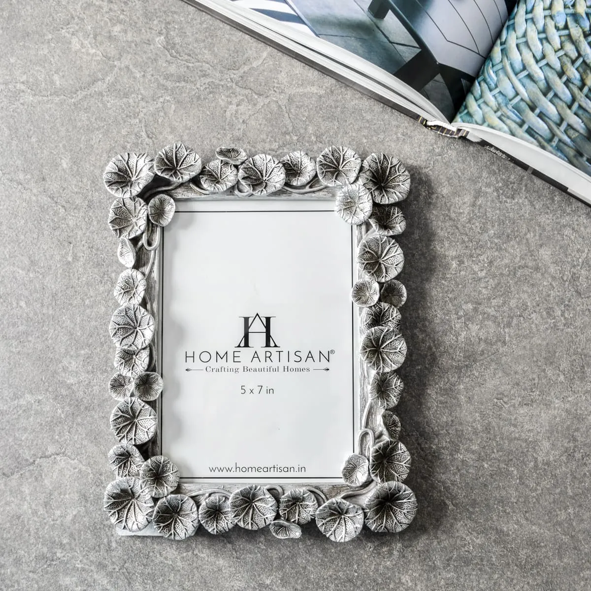 Home Artisan Malia Silver Leaf Photo Frame (5x7)