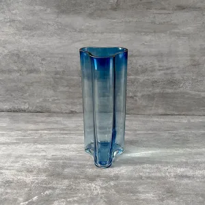 Home Artisan Sorento Blue Glass Vase