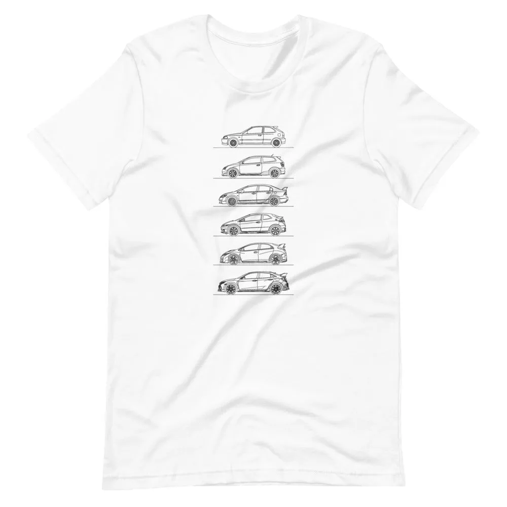 Honda Civic Type R Silhouette T-shirt