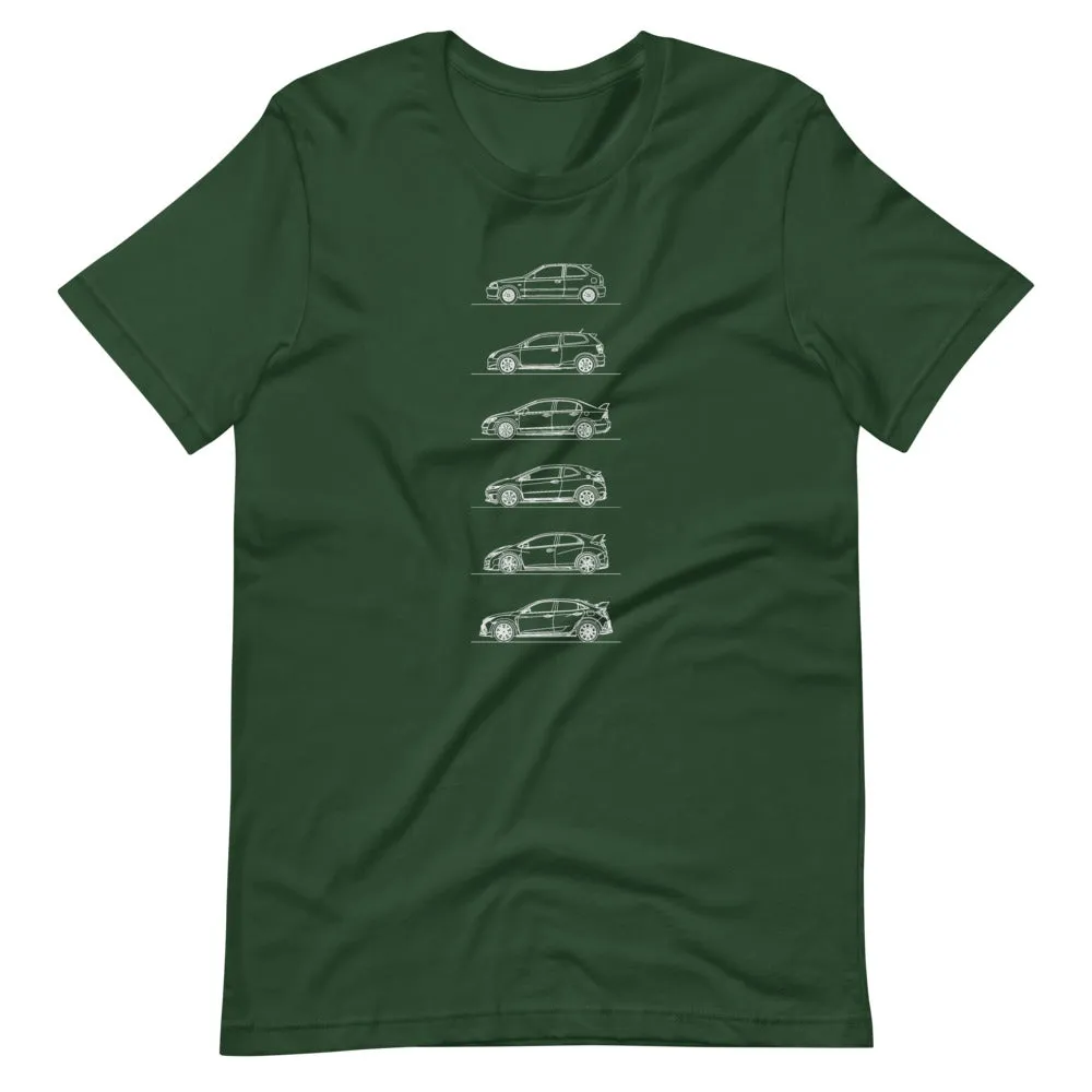 Honda Civic Type R Silhouette T-shirt