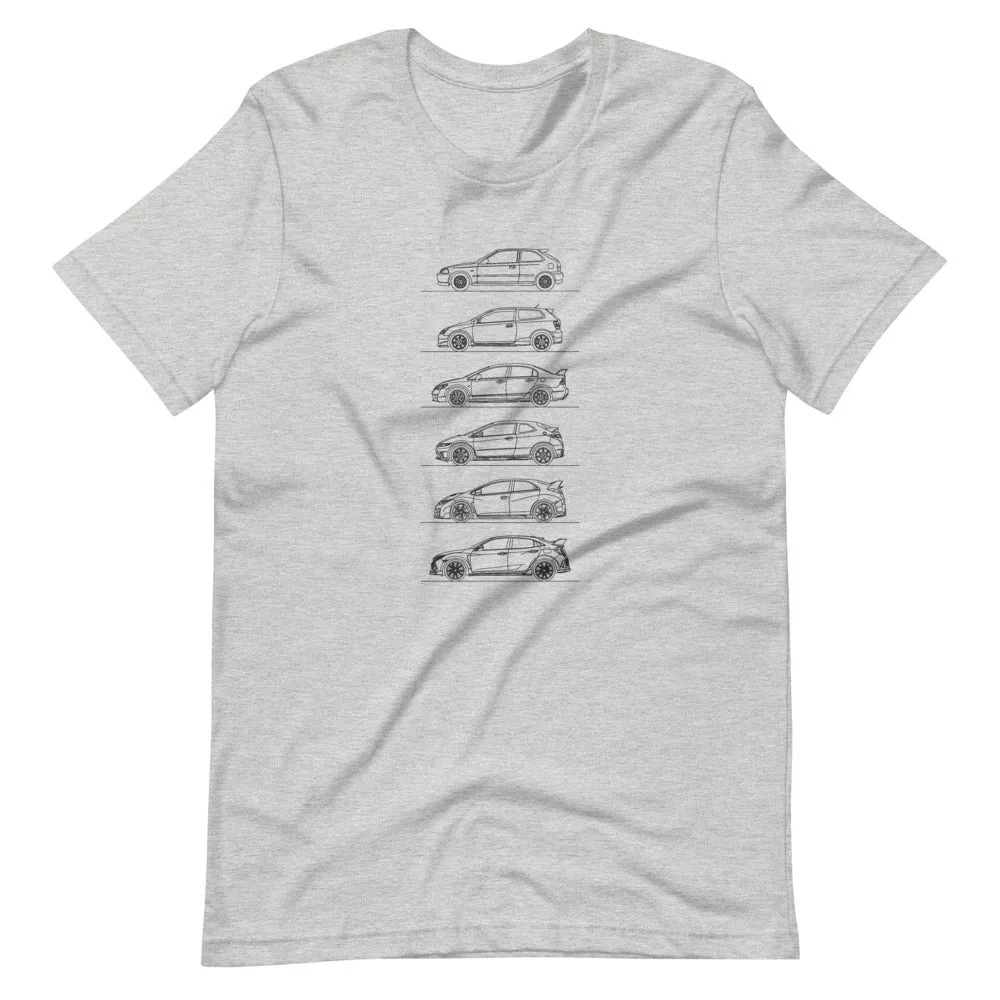 Honda Civic Type R Silhouette T-shirt