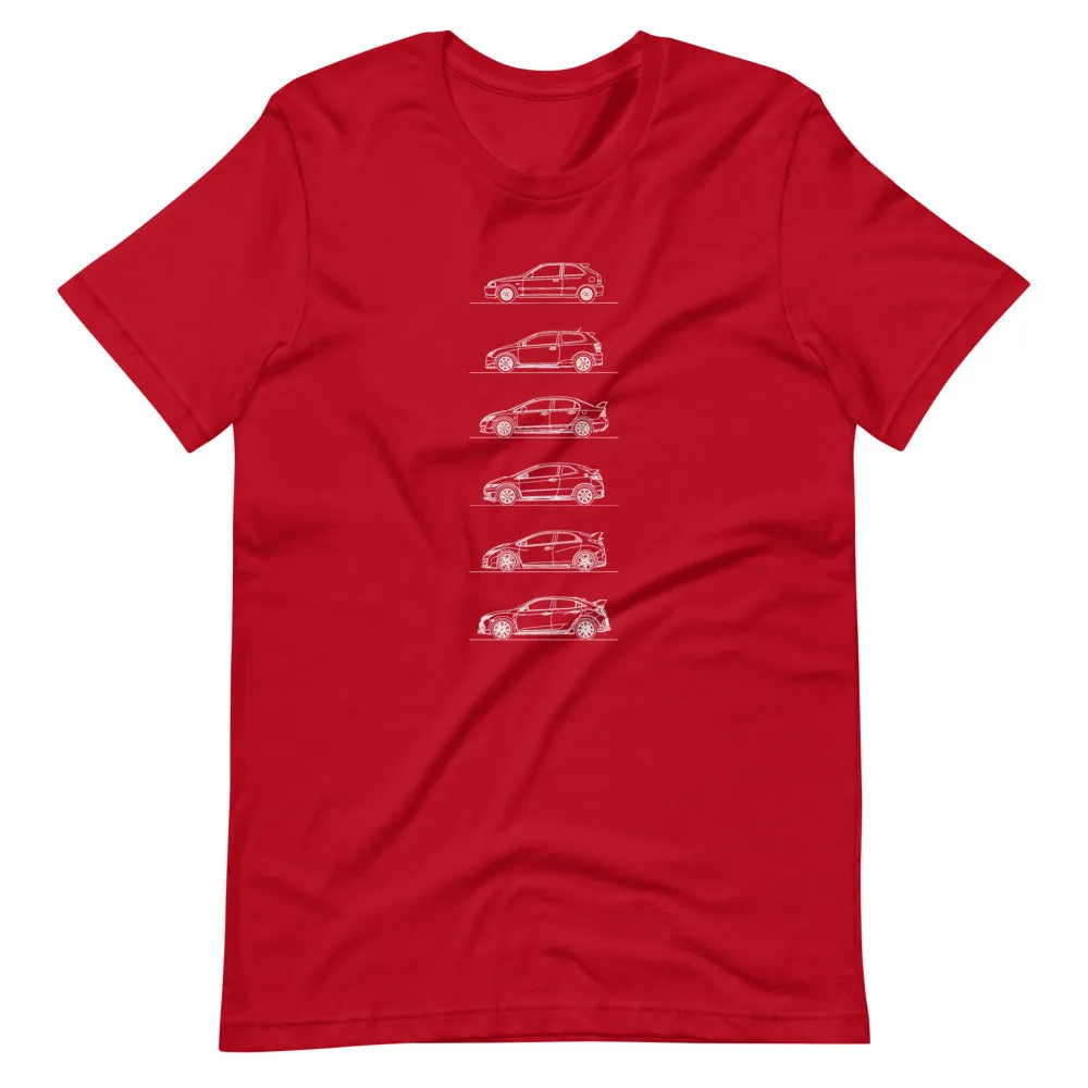 Honda Civic Type R Silhouette T-shirt
