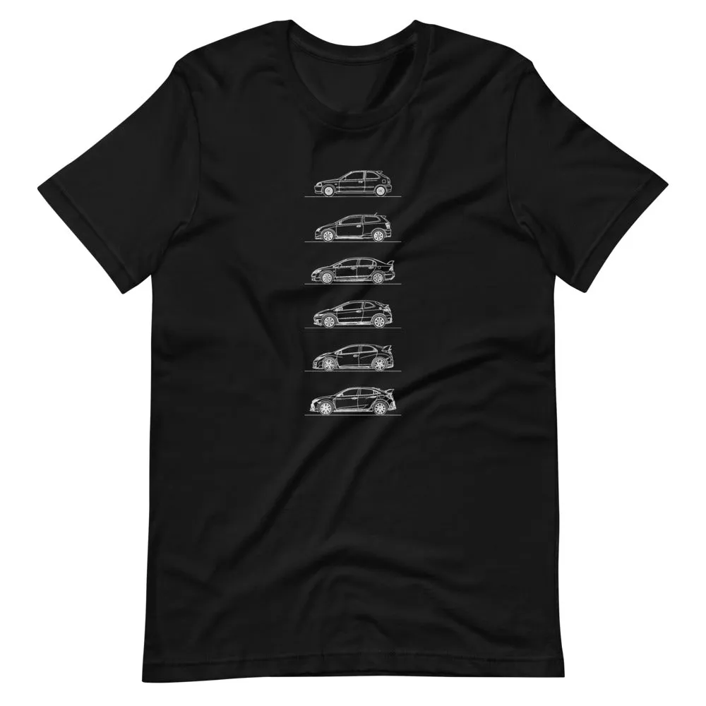 Honda Civic Type R Silhouette T-shirt