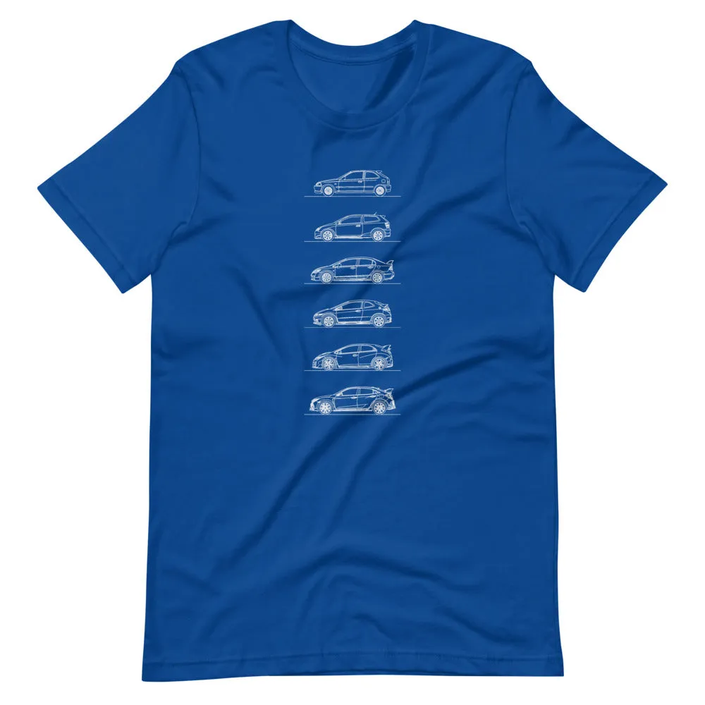 Honda Civic Type R Silhouette T-shirt