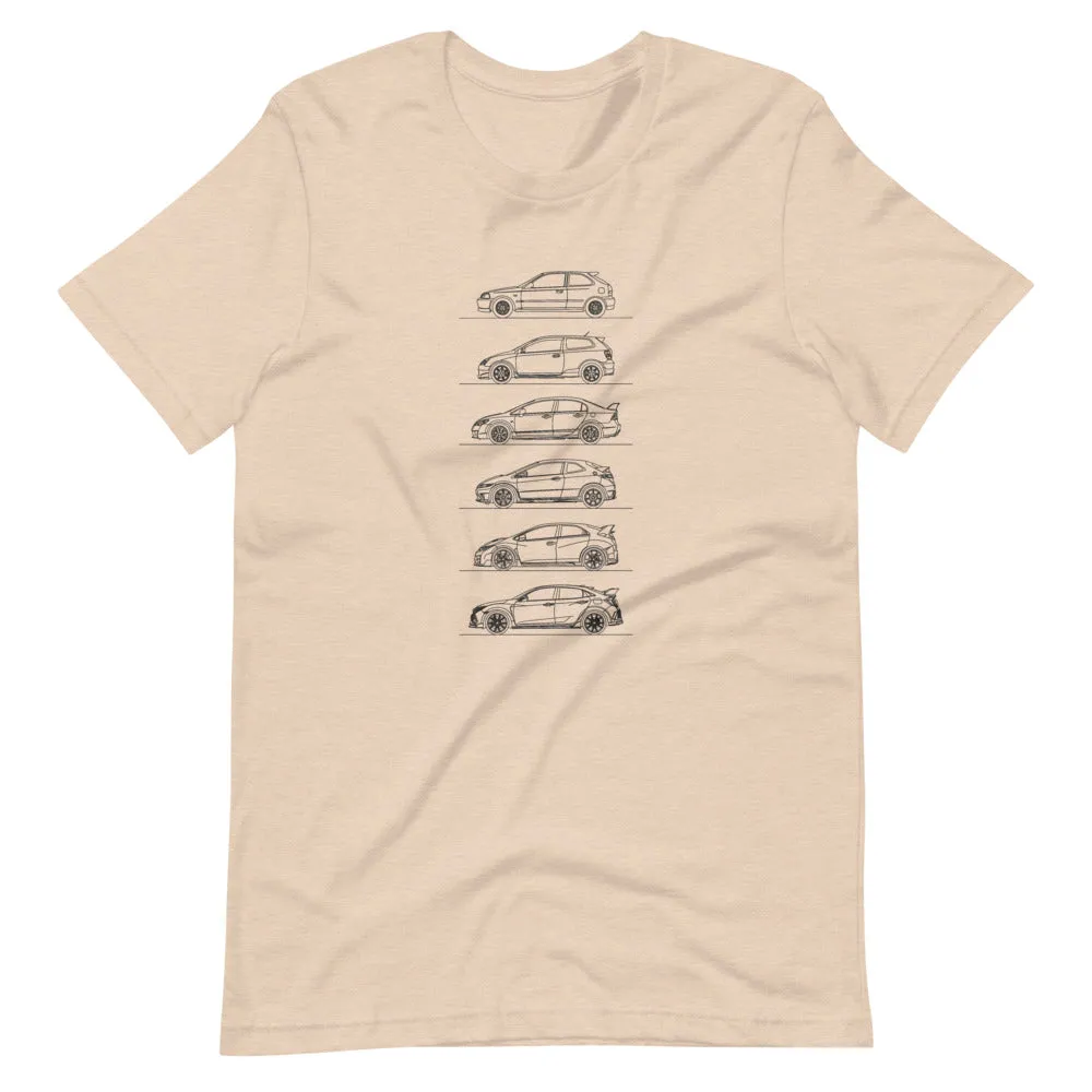 Honda Civic Type R Silhouette T-shirt