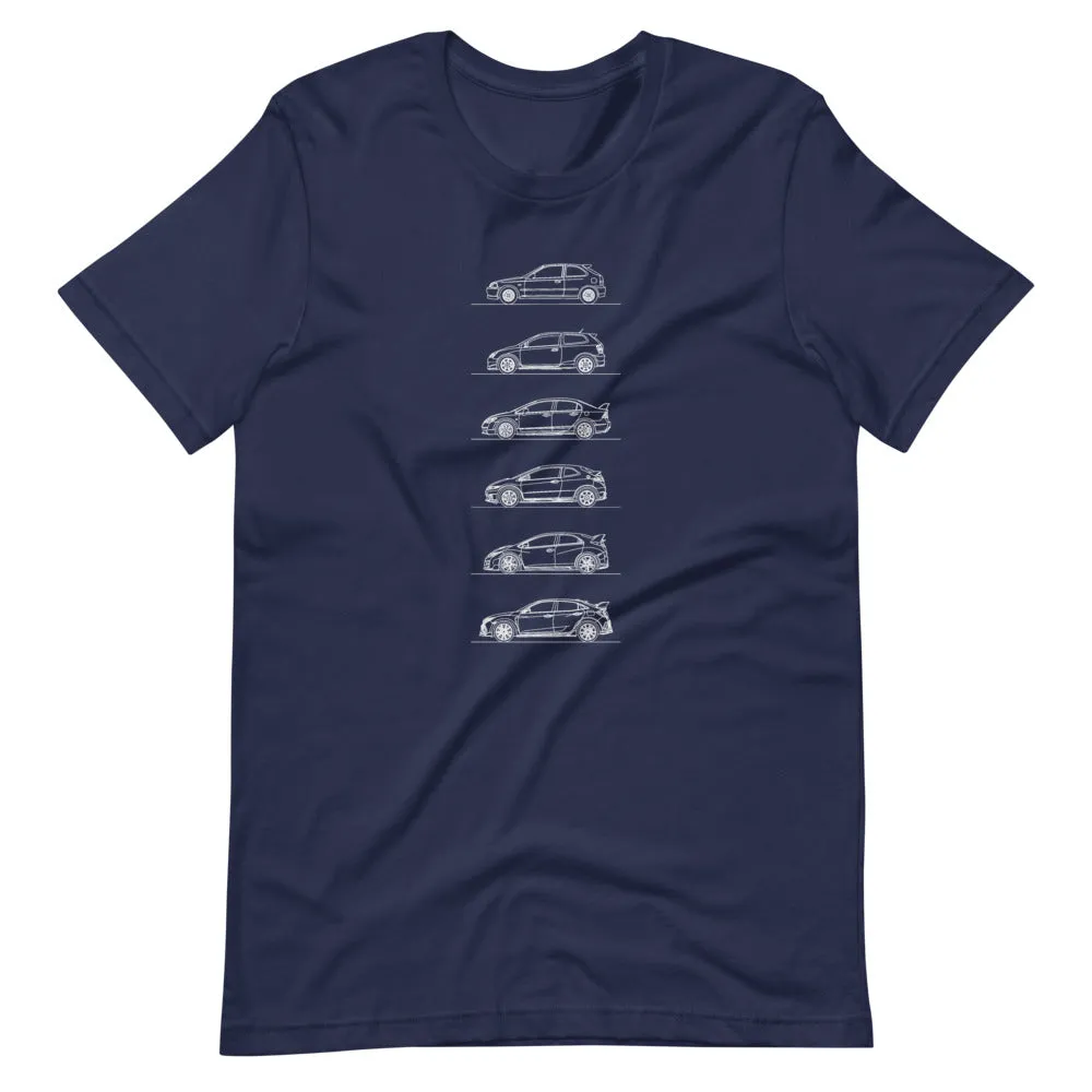 Honda Civic Type R Silhouette T-shirt