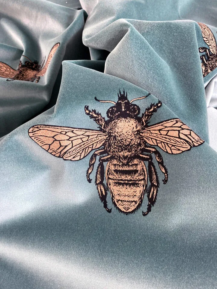 honey bee velvet fabric