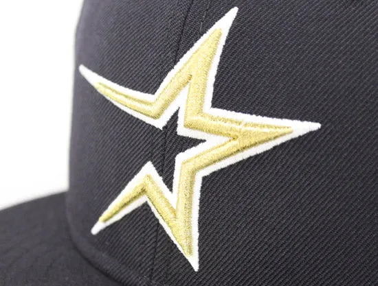 Houston Astros 1999 Retro New Era 59fifty Fitted Hat (Navy Gray Under Brim)