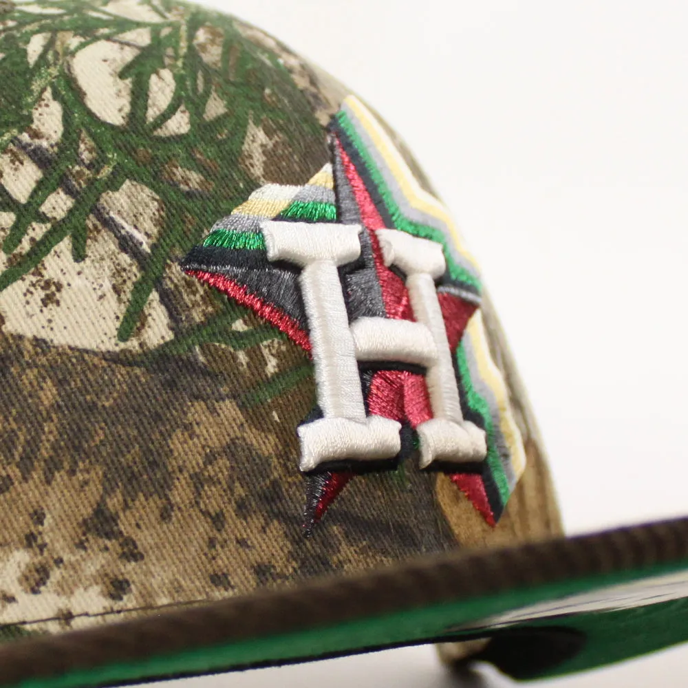 Houston Astros 20 Years New Era 59Fifty Fitted Hat (RealTree Brown Green Under Brim)