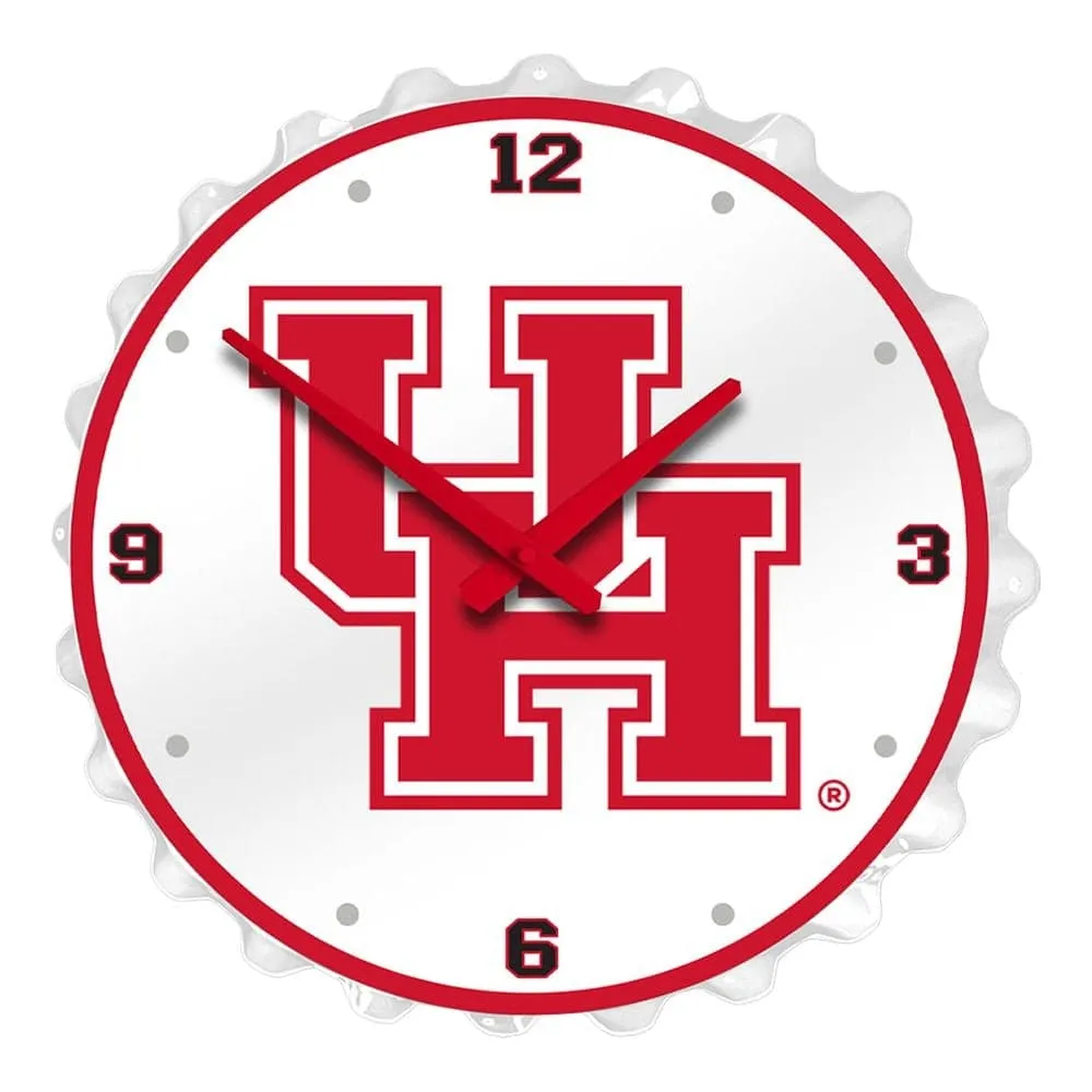 Houston Cougars: Bottle Cap Wall Clock