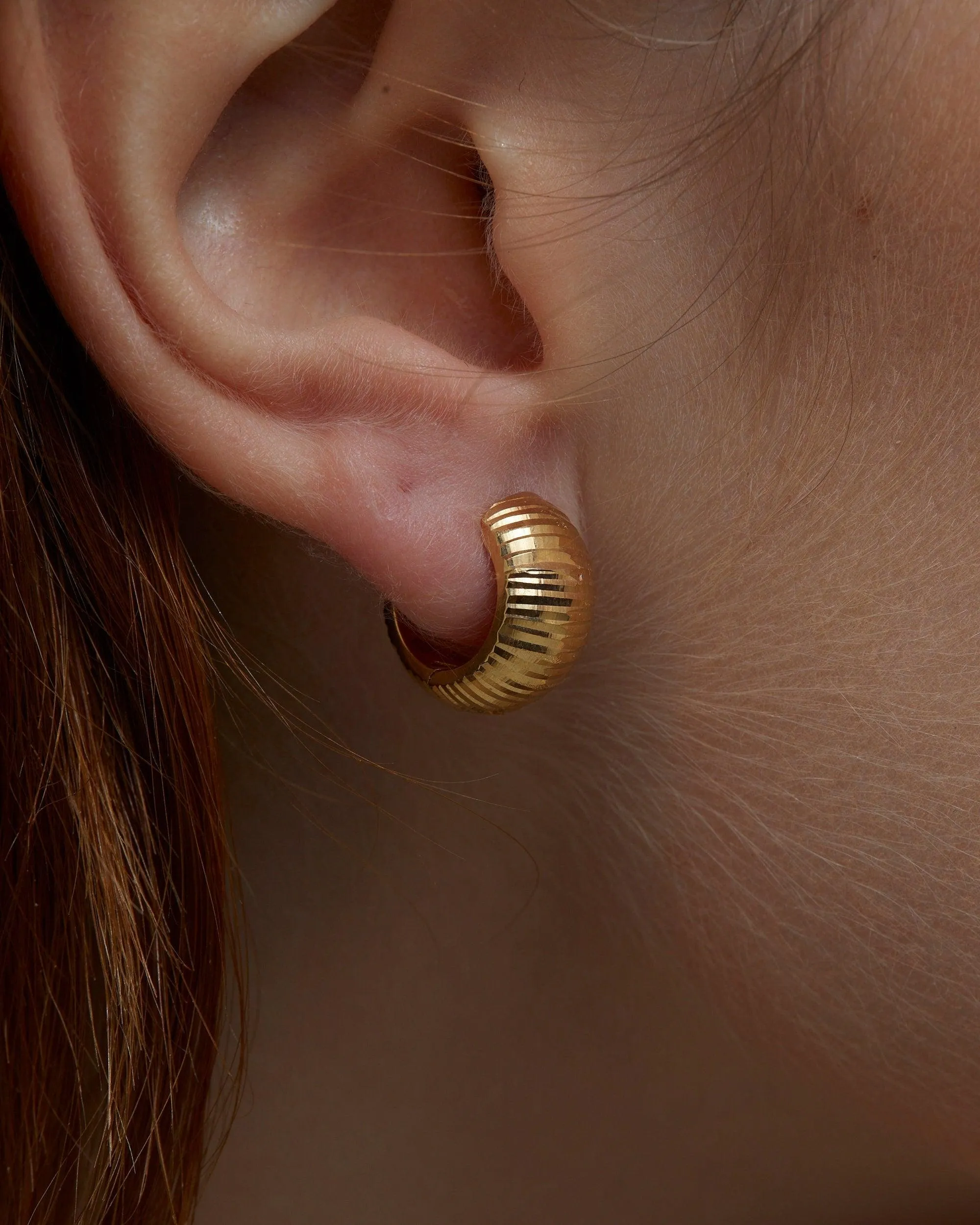 Huggie Earrings - 18K Gold Vermeil