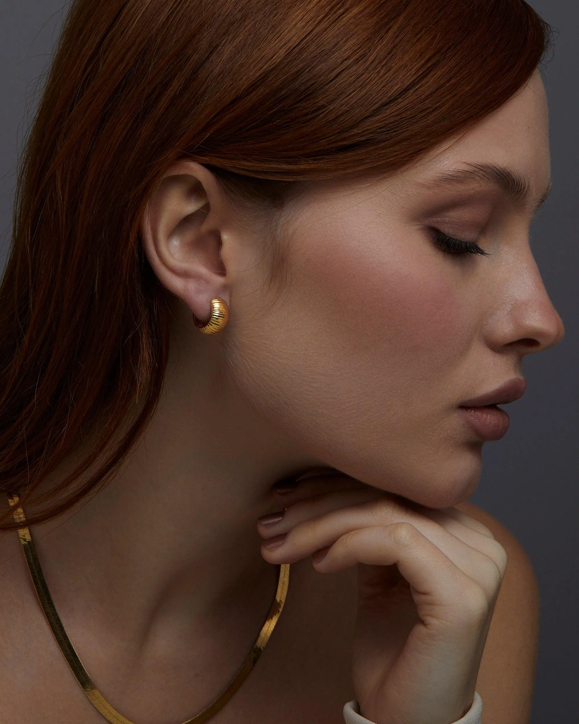 Huggie Earrings - 18K Gold Vermeil