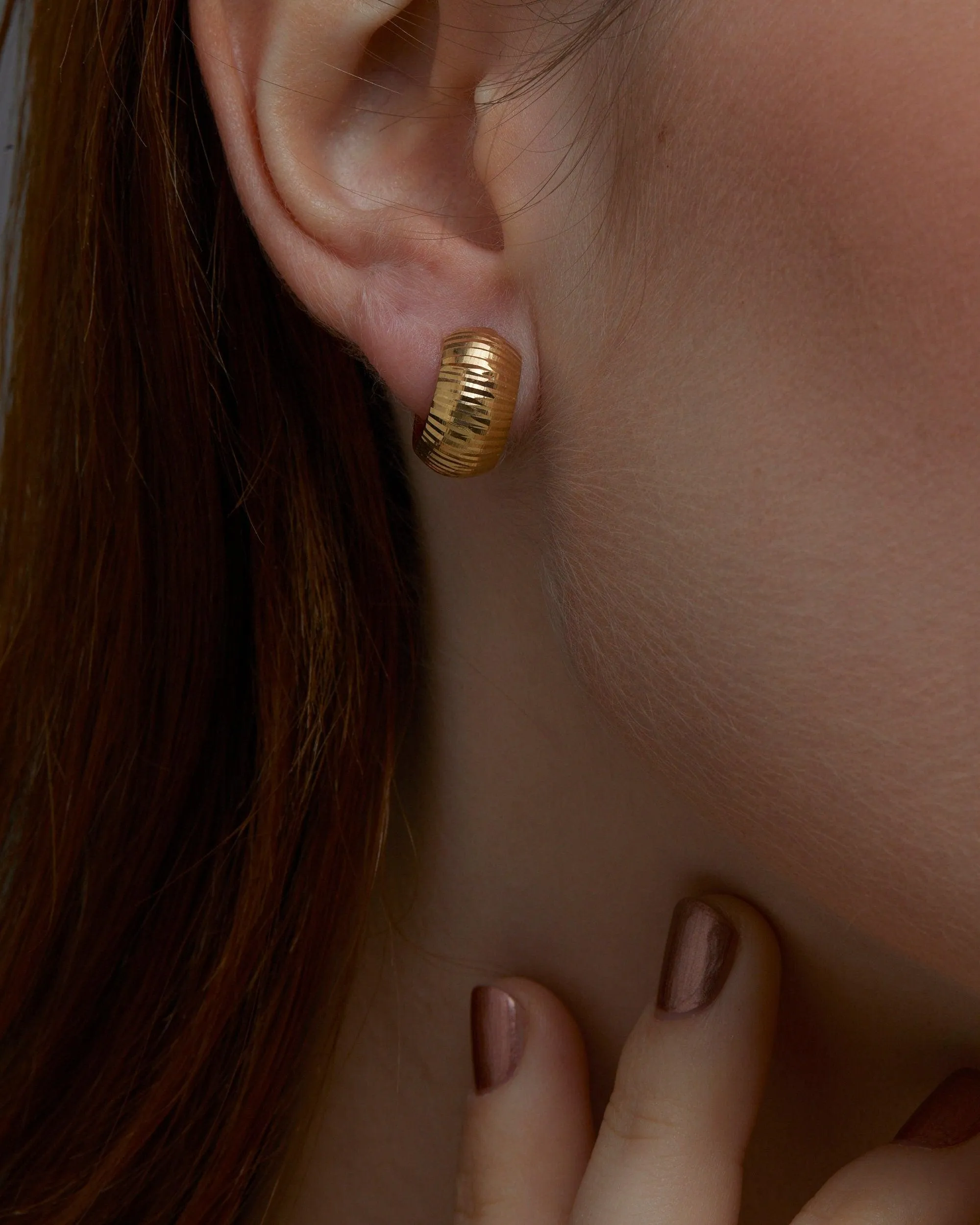 Huggie Earrings - 18K Gold Vermeil