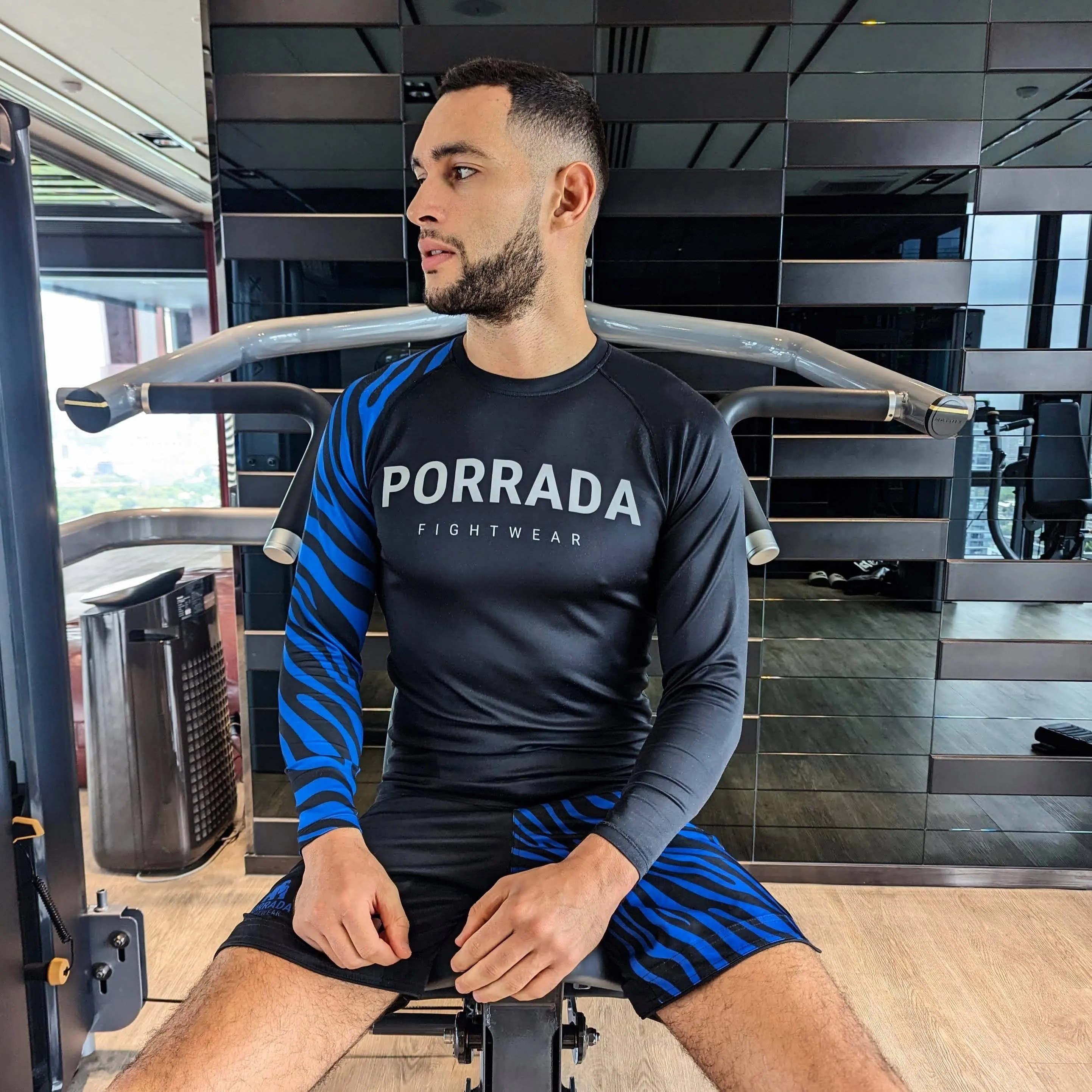 IBJJF BLUE RANKED FIGHT SHORTS