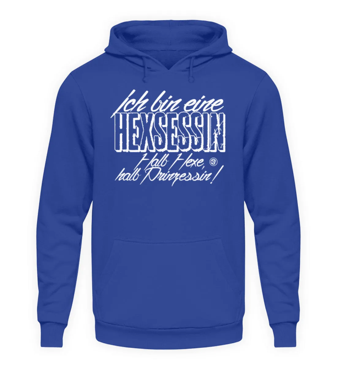 Ich bin eine Hexsessin Halb Hexe halb...  - Unisex Kapuzenpullover Hoodie