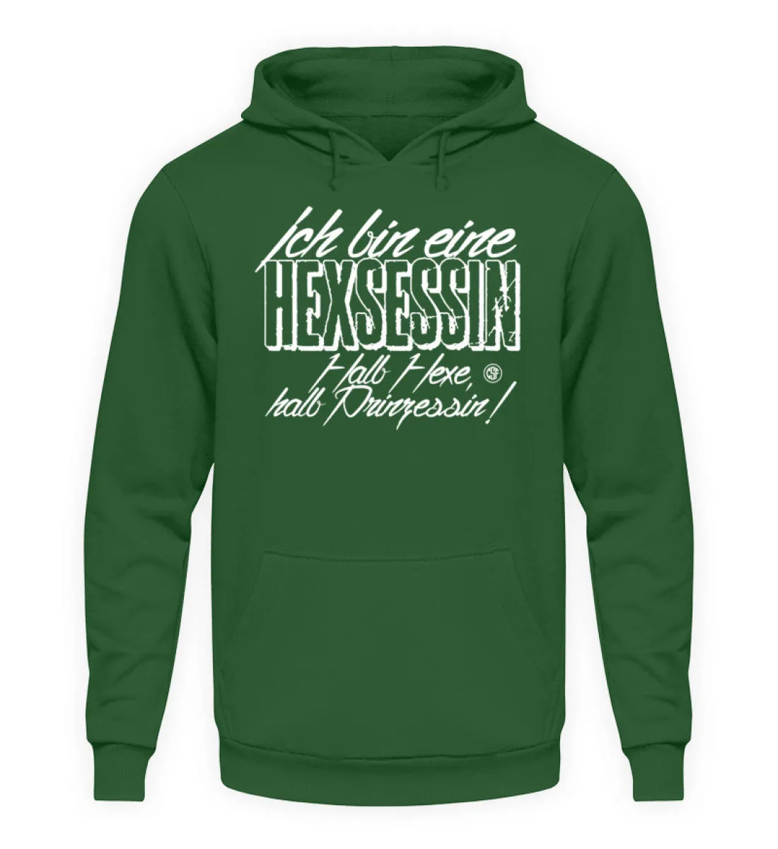 Ich bin eine Hexsessin Halb Hexe halb...  - Unisex Kapuzenpullover Hoodie