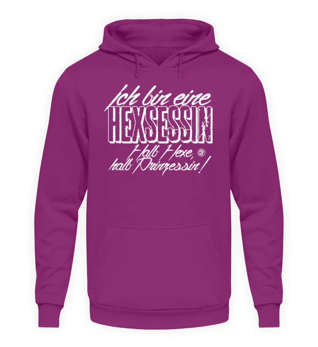 Ich bin eine Hexsessin Halb Hexe halb...  - Unisex Kapuzenpullover Hoodie