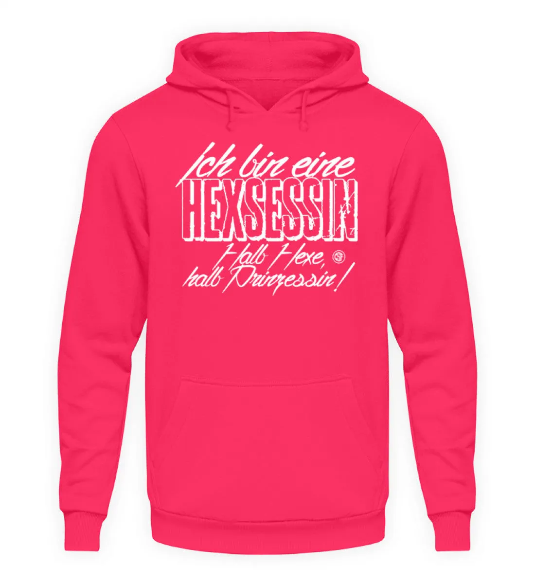 Ich bin eine Hexsessin Halb Hexe halb...  - Unisex Kapuzenpullover Hoodie