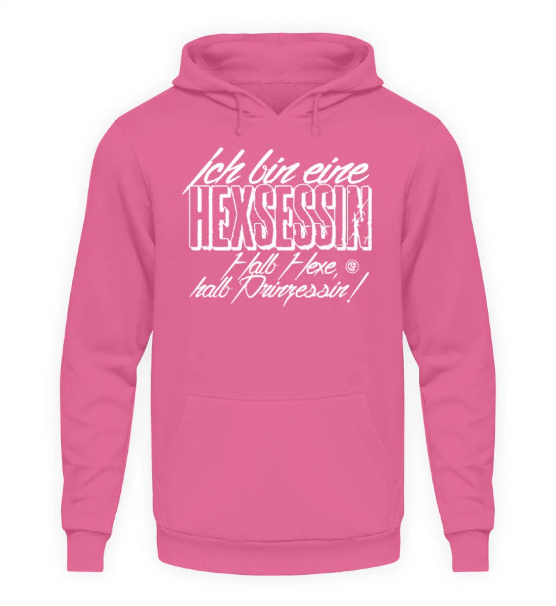Ich bin eine Hexsessin Halb Hexe halb...  - Unisex Kapuzenpullover Hoodie
