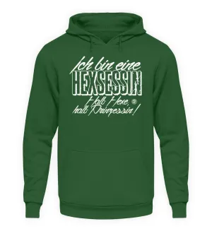 Ich bin eine Hexsessin Halb Hexe halb...  - Unisex Kapuzenpullover Hoodie