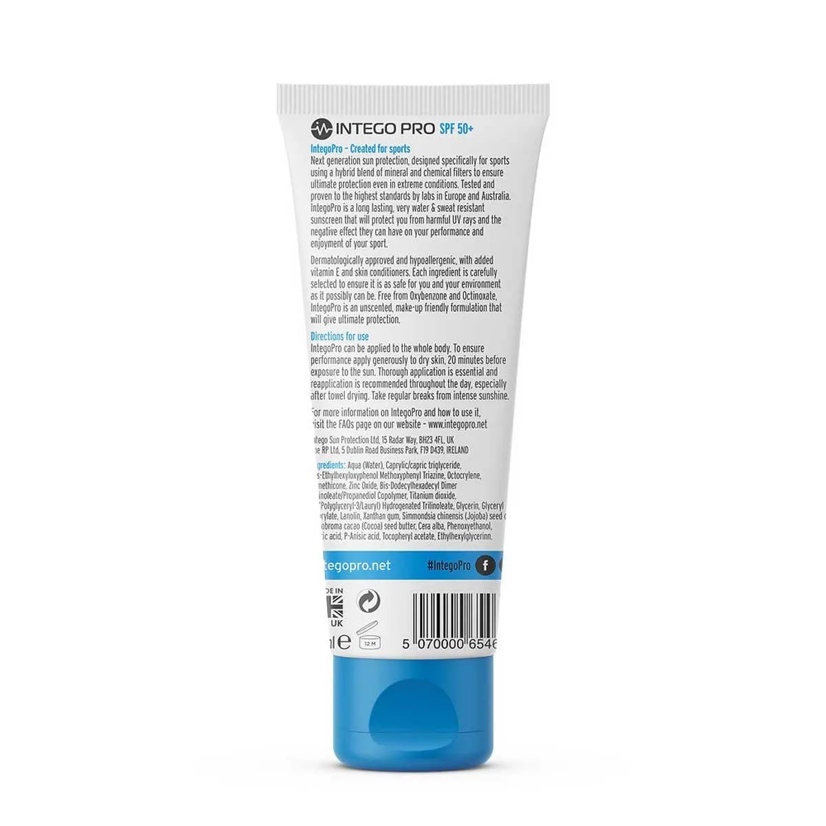 Intego Pro Sports Sunscreen SPF 50  (75ml)