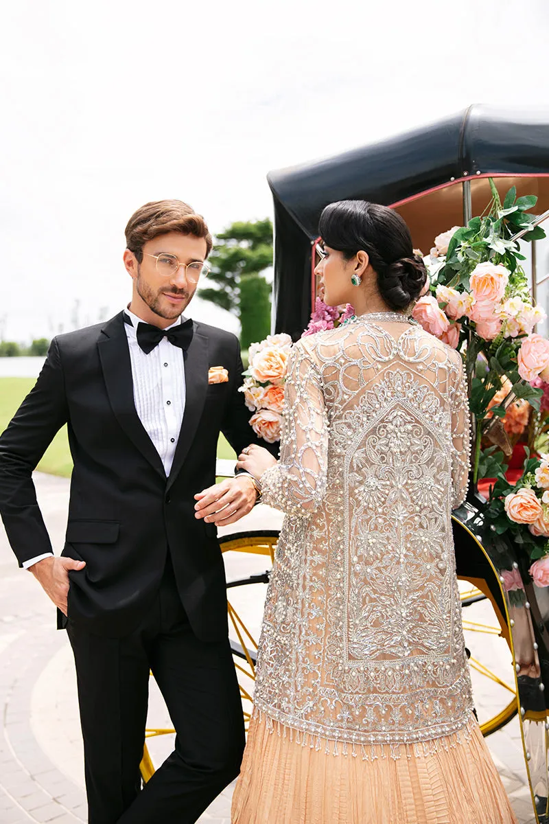 Isabelle TDL22-01 | Mushq Serendipity Trousseau De Luxe 2022 Luxury Wedding Collection | Embroidered Net Suits