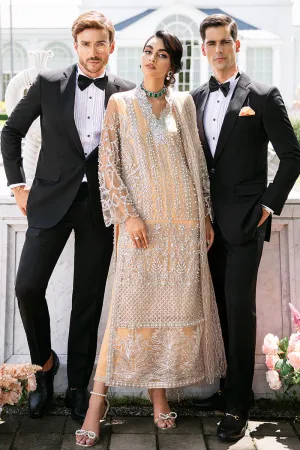 Isabelle TDL22-01 | Mushq Serendipity Trousseau De Luxe 2022 Luxury Wedding Collection | Embroidered Net Suits