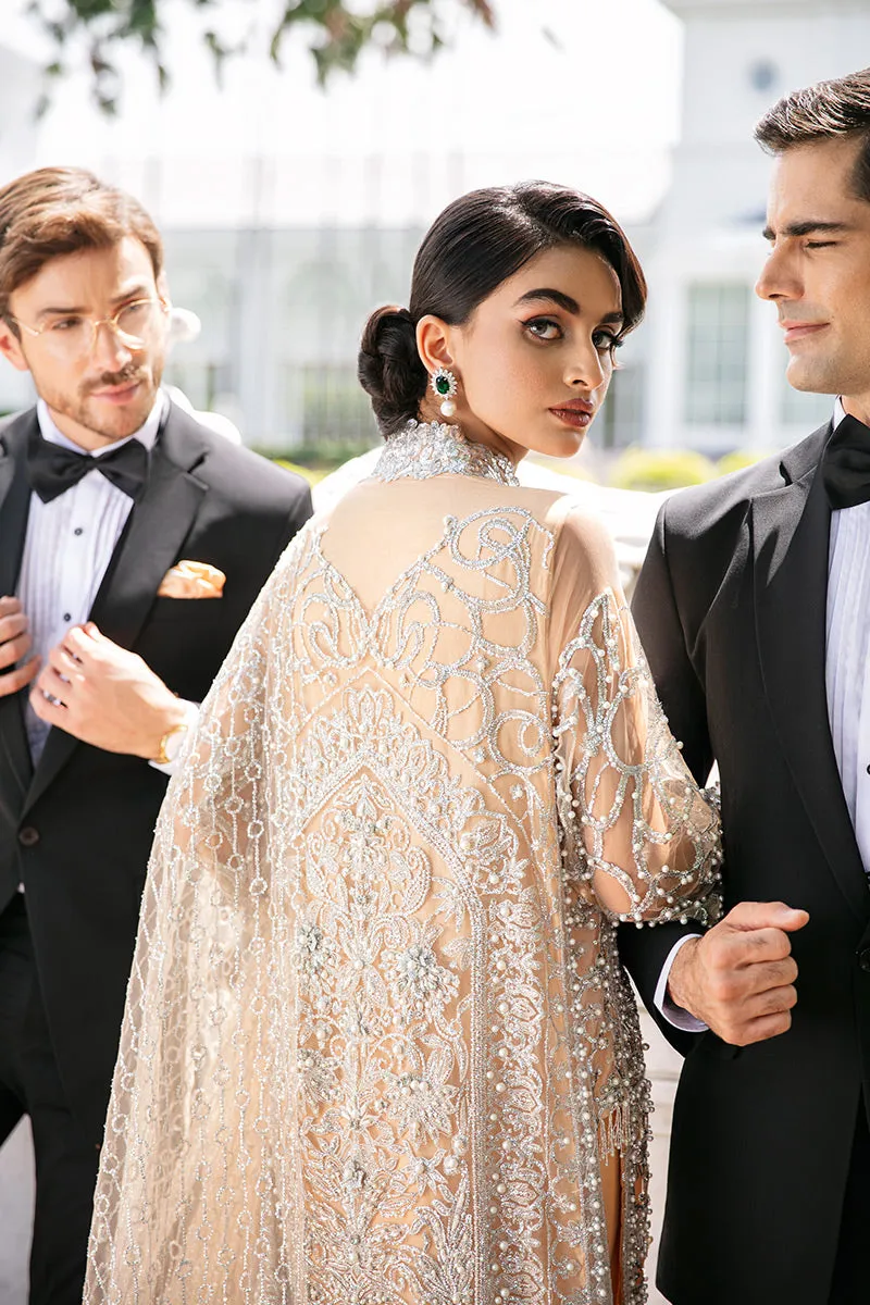 Isabelle TDL22-01 | Mushq Serendipity Trousseau De Luxe 2022 Luxury Wedding Collection | Embroidered Net Suits