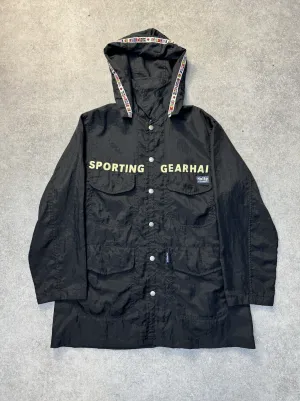 Issey Miyake Hai Sporting Gear Logo Flags Trimmed Detail Jacket