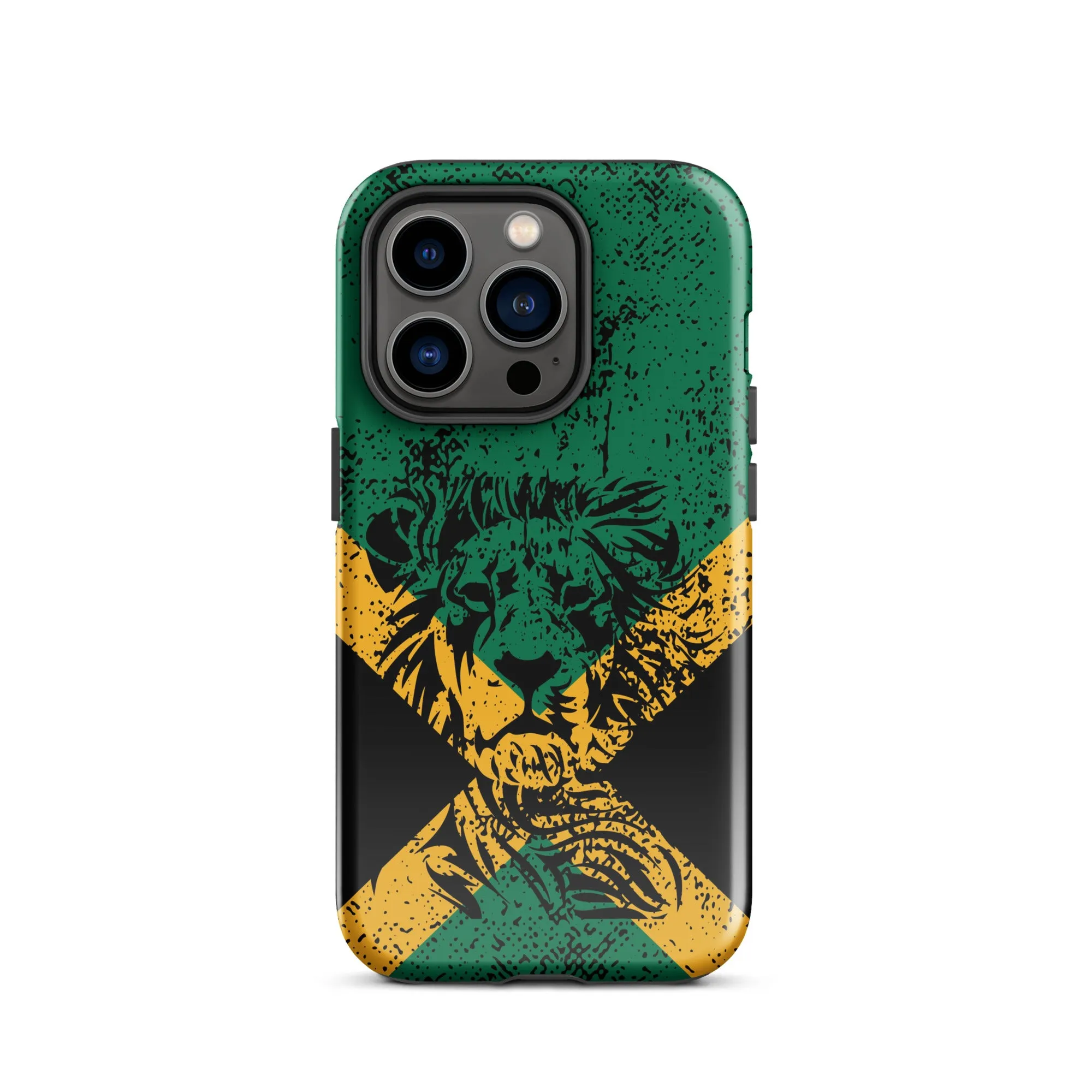 Jamaica Flag with Lion Tough Case for iPhone®
