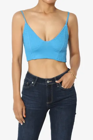 Jennie Smocked Triangle Bralette