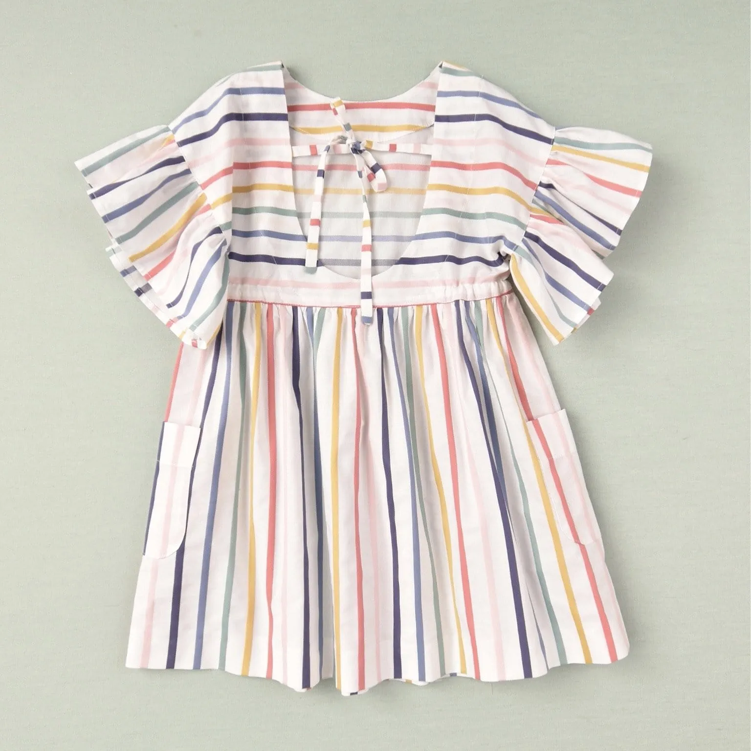 JOSE VARON - Stripe Sundress