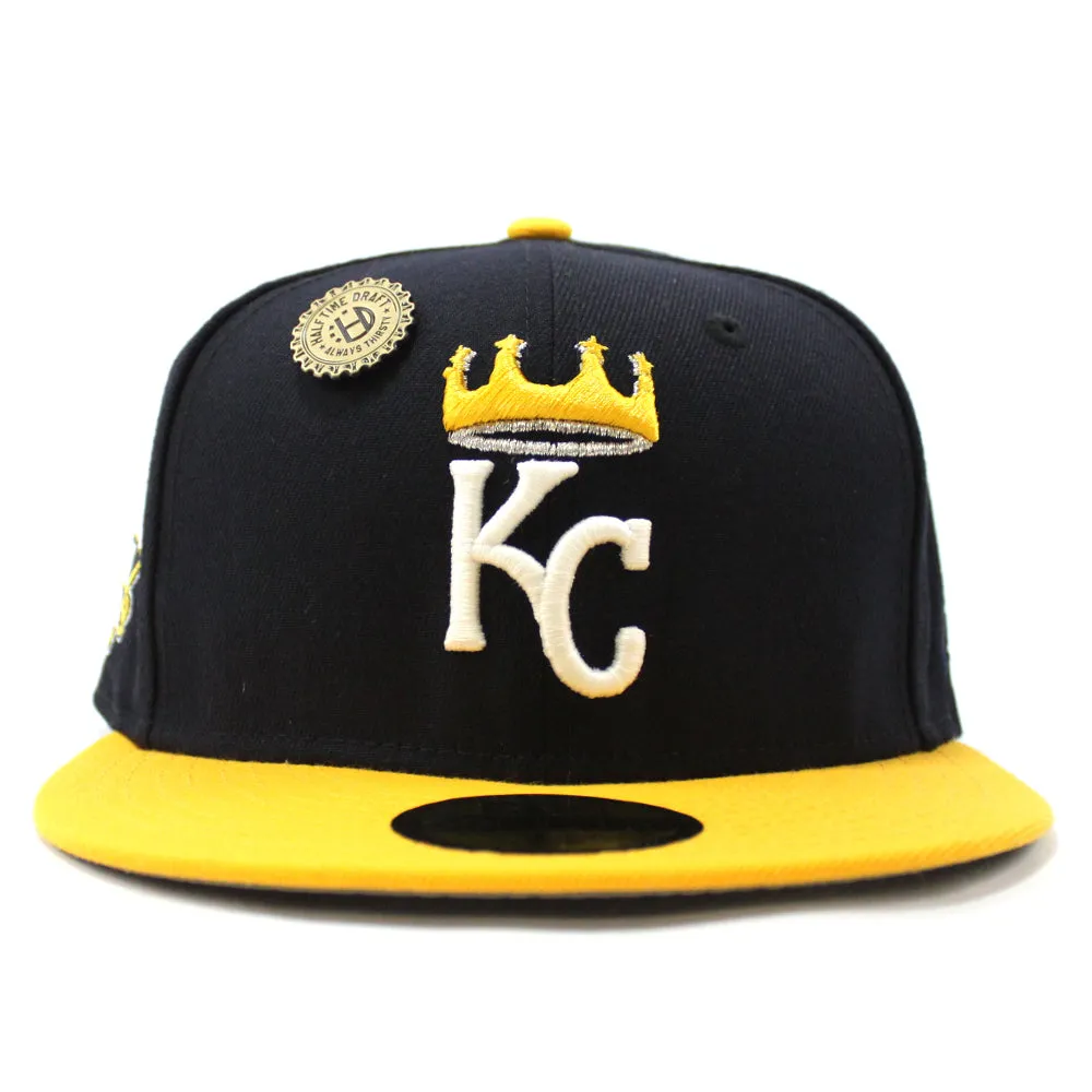 Kansas City Royals 2016 All-Star Game New Era 59Fifty Fitted Hat (Navy Yellow Gray Under Brim)