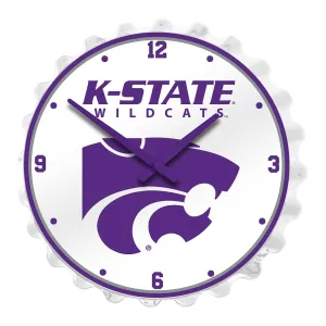 Kansas State Wildcats: Wildcats - Bottle Cap Wall Clock