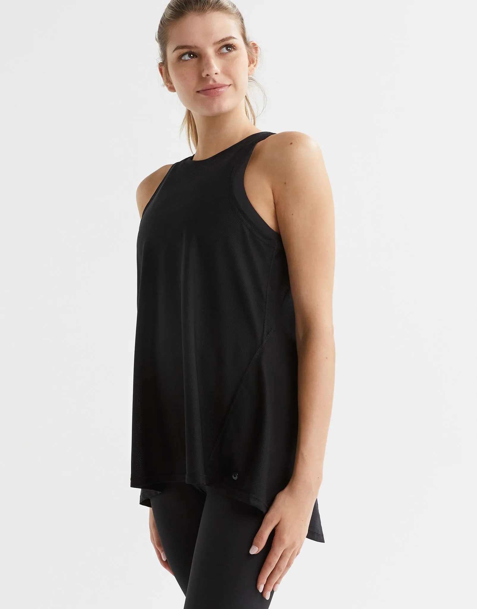 KENDALL Mesh Tank - Black