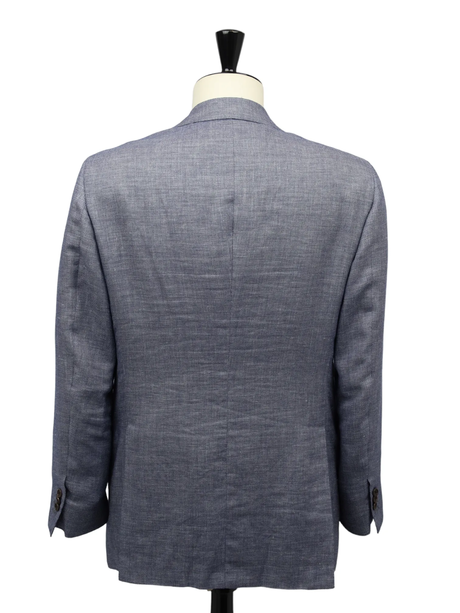 Kiton Light Blue Linen, Cashmere & Silk Birdseye Jacket