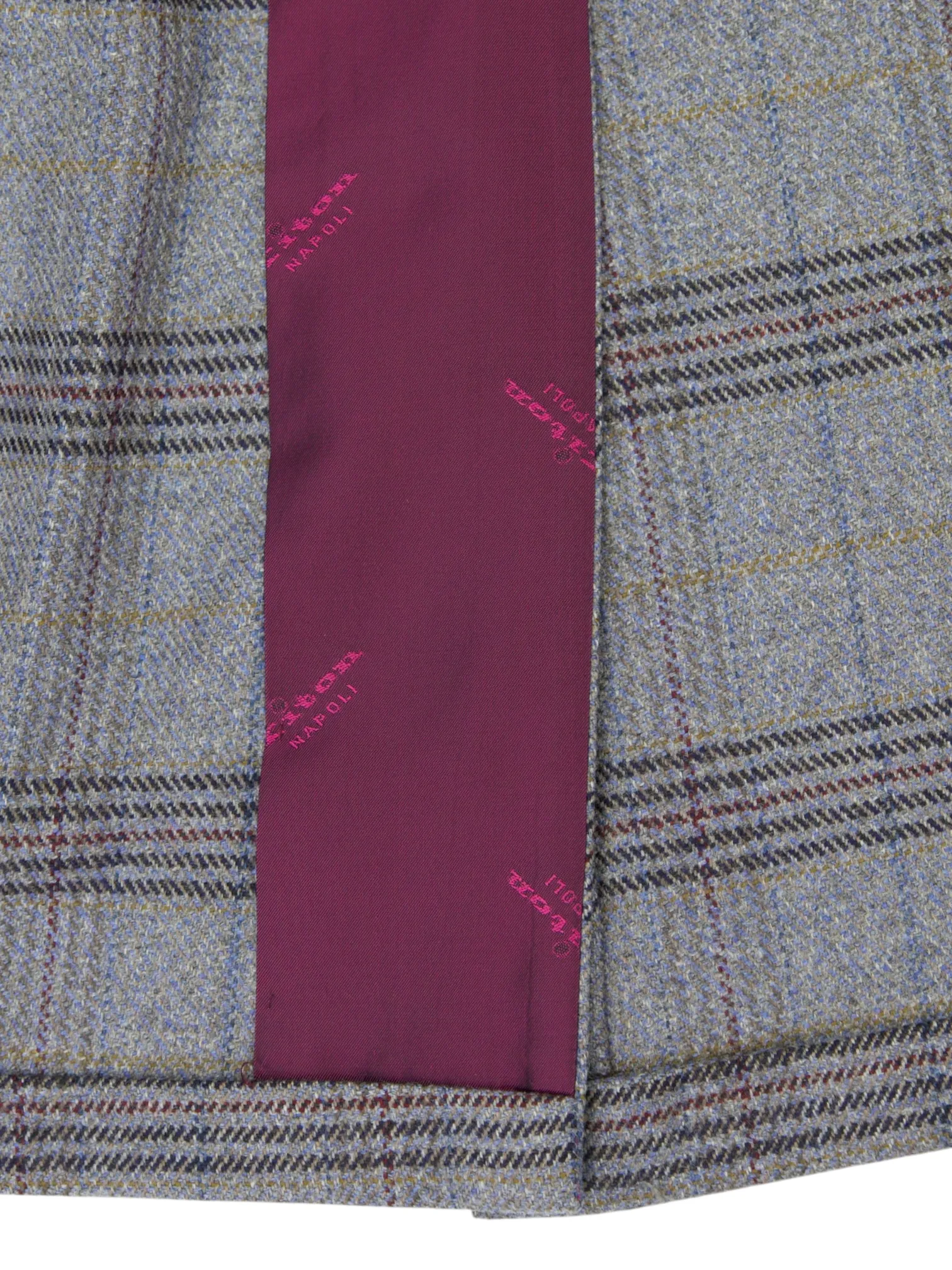 Kiton Multicolor Extrafine-Wool Glen Plaid Jacket