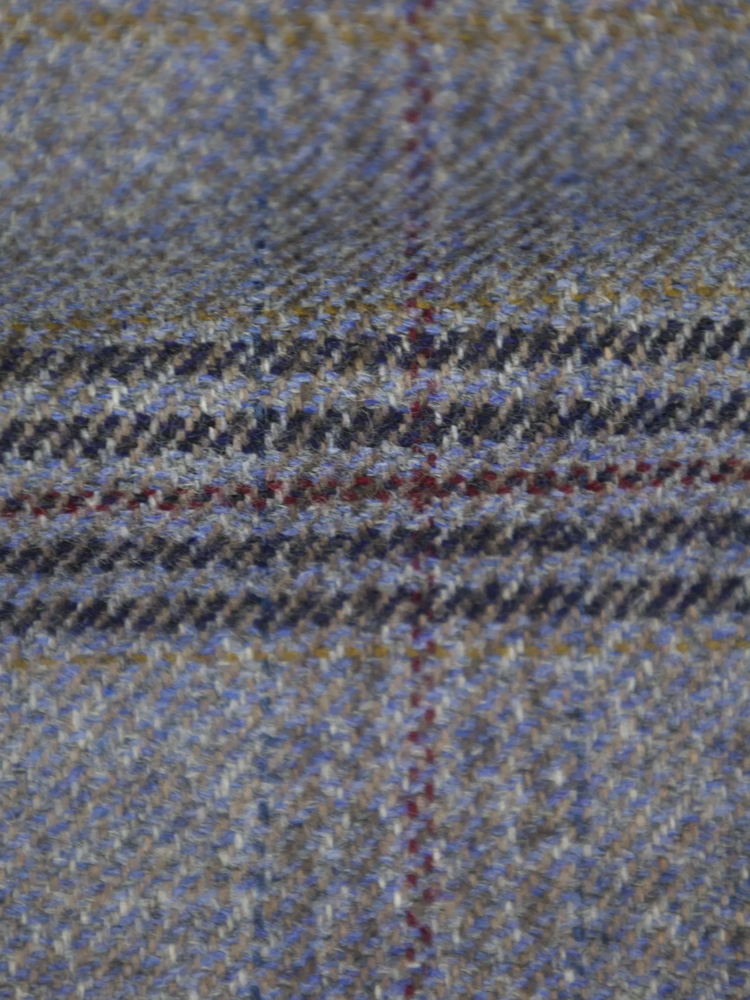 Kiton Multicolor Extrafine-Wool Glen Plaid Jacket