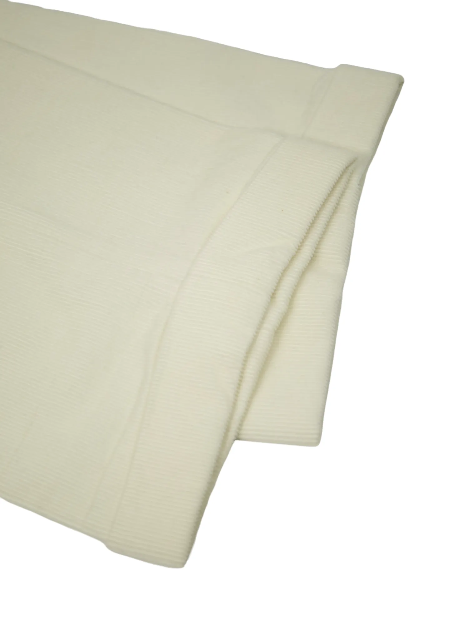 Kiton Offwhite Needlecord Linen & Silk Trousers