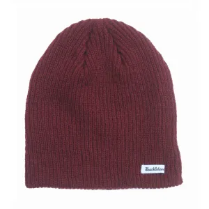 Knuckleheads Burgundy Slouchy Beanie
